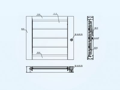 RS44100A100百葉遮陽(yáng)機(jī)構(gòu)